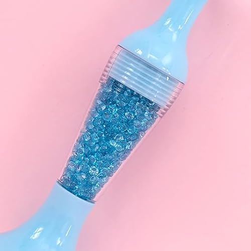 Diamond Pen for Painting Pen Flower Pot Shape 5D Diamond Pen for Painting Point Drill Pen DIY Crafts Cross Stitch Embroidery Sewing Accessories Diamond Art Accessories Diamond Pen for Painting (Blue) - Thumbnail 3