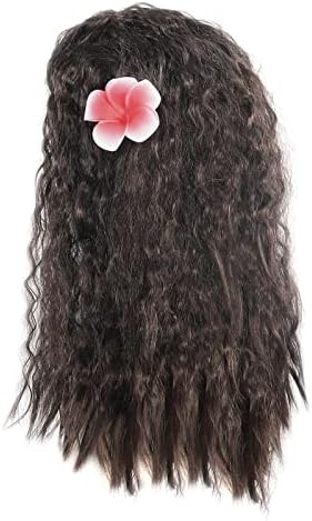 Jurebecia Girls Moana Costume Fancy Dress up Child Kids Adventure Outfit Birthday Party Clothing Set Halloween Holiday Cosplay Orange Age 2-3 Years
