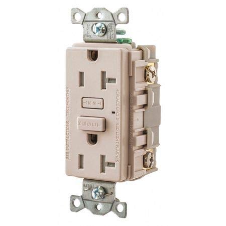 GFCI Receptacle, Self-Testing, 2 Poles