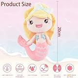 WELLXUNK Meerjungfrau Plüsch Spielzeug, Soft Toys, Kuscheltier, Plushies, Geschenke für Mädchen