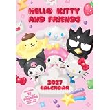 Calendario 2027 di Hello Kitty, formato A3, inizio gennaio, calendario da parete, regalo per fan