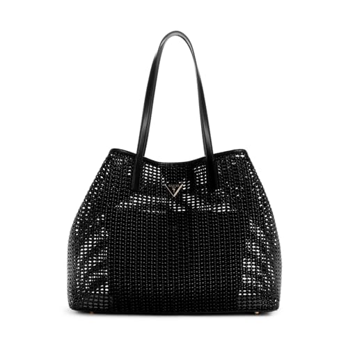 Sac shopper GUESS Brigitta noir résolvant le manque de place