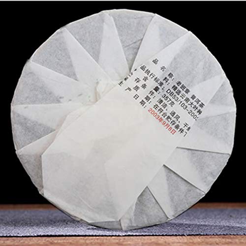 100g Yunnan Organic Raw Pu-Erh Tea Premium Islandés Puer Tea Cake Té prensado - Imagen 3