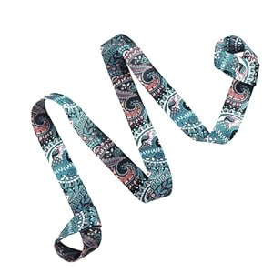 Dacatoow 1 Pcs Yoga Mat Straps,Adjustable Yoga Mat Carry Strap,Multipurpose Lightweight Hands-Free Yoga Mat Straps for Carrying for All Mat Sizes（Mat Not Included）