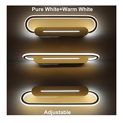 Luminaire de vanité LED blanc design de 46cm pour miroir de bain - 6
