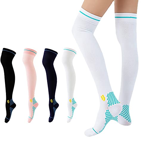 Compression Socks for Women Men Knee High Compression Stockings Best Support for Sports Nurse Travel Pregnancy