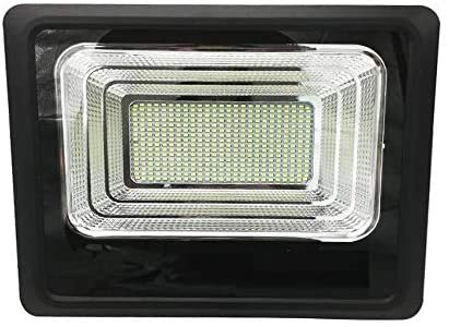 Faro LED Esterno 500W con Pannello Solare, Luce Solare 208 Potenti LED, Batteria 12000mAh, Telecomando e Staffa Inclusi , Luce Fredda