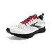 Brooks Mens Revel 4 Running Shoe - White/Black/Red - D - 9.5