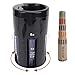 Automatic Coines Sorter, 5 in 1 Coines Counter with Coines Wrappers, Empty Piggy Bank Coines Bank Jar Compact Digital Coines Sorter Machine Coines Holder for Home Office Store