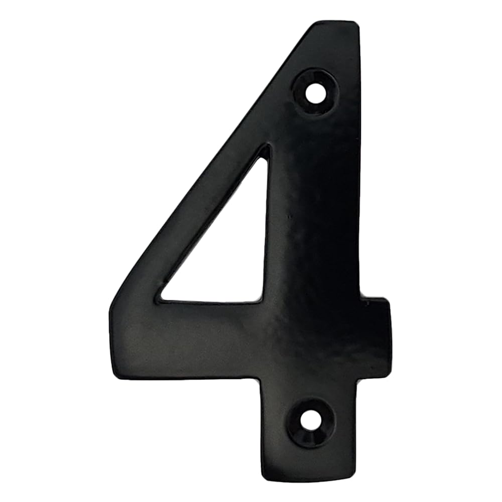 A10SHOP Doris 3-Inch Brass Metal Letters Address Signs For Houses Mailbox Numbers House Numbers For Outside House Numbers Address Sign For Outdoor Sign Door Numbers (Number 5, Satin Black) — Amazon image 8