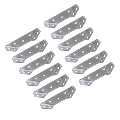 NAMOARLY 20pcs Right Angle Support Frame Stainless Steel Desk Corner Connector Bracket