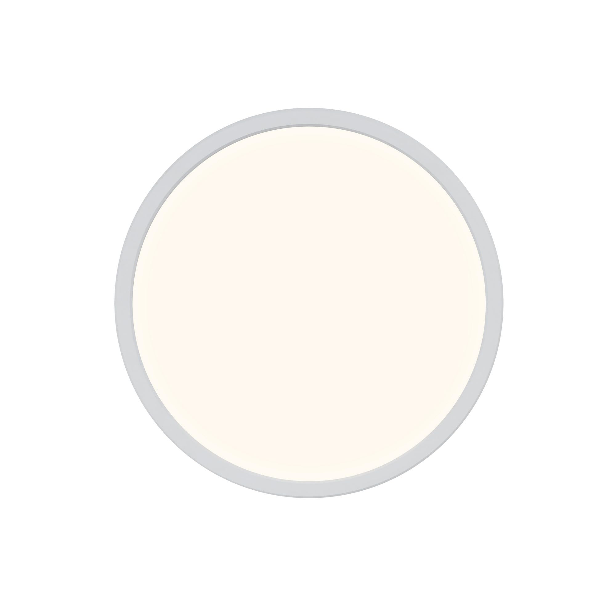 Nordlux Oja Indoor Ceiling Light White Plastic Intergrated LED 25,000hrs - Bathroom, En-Suite, Kitchen Mains Powered, IP54