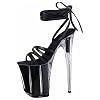 Dameshiel sandalen 7.87″Stilettos -platform Sandalen Stripper Club Pole Pole Dance Rumba schoenen groot formaat schoenen sandalen black 1-40 EU
