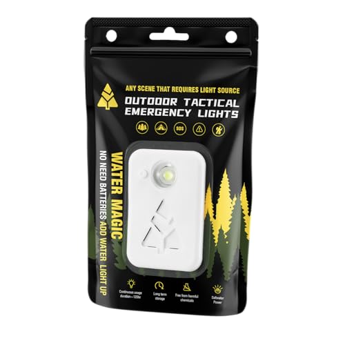 Camping Lantern,Salt Water LED Lamp,Outdoor Lights, No Battery Emergency Lamp,