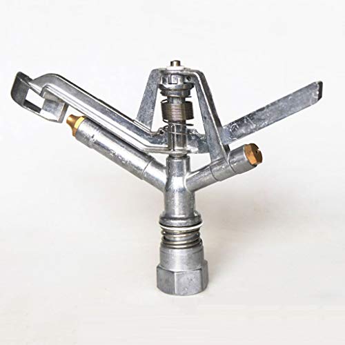 AUTAMA Garden Sprinkler Head Zinc Alloy Rotate Adjustable Angle Rocker Double Nozzle Lawn Sprinklers System with Accessories