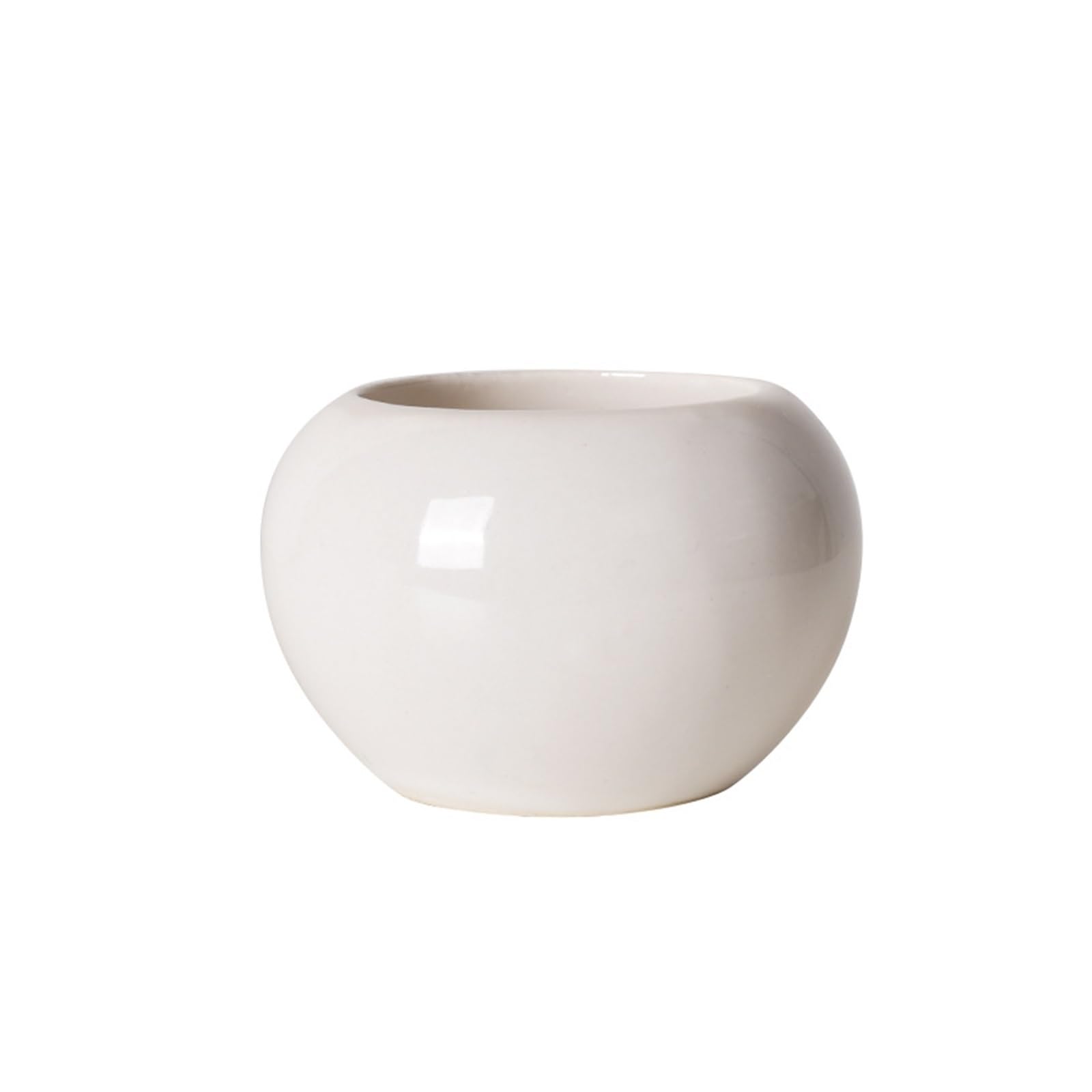 Lkvent Mini Ceramic Round Plant Pot with Drainage Holes plant pots