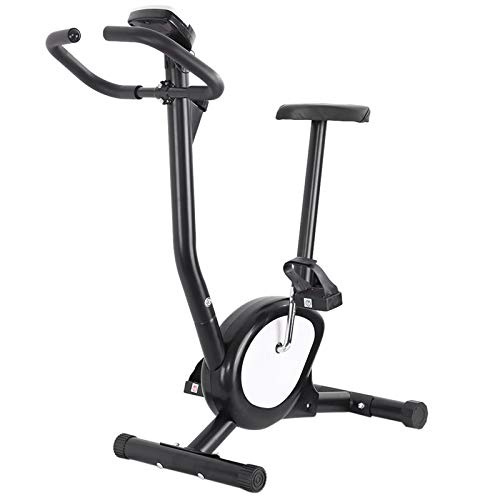 PLENTOP Bicycle Cycling Exercise Bike Stationary Fitness Cardio Indoor Home Workout Gym Upright Exercise Bike with Pulse, US Store (Black)