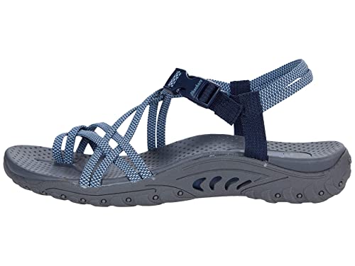 Image of Skechers Women's Reggae Irie Mon Multi-Strap Toe Thong Sandal