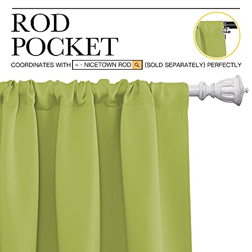 image for NICETOWN Blackout Curtain Panels for Living Room - Thermal Insulated R