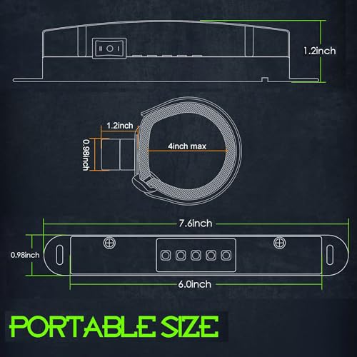 Luz interior universal para solucionar la falta de visibilidad en UTV 5