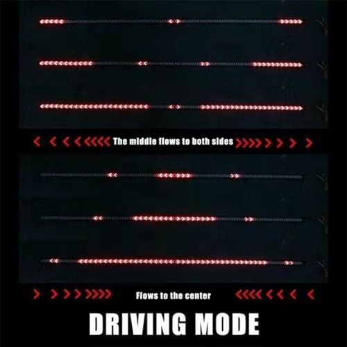 LED Tailgate Light Strip, Dynamic Tail Lights, Four Lighting Modes, High-Transparency Soft Rubber, Premium LED Chips, Dead-Bead Prevention Technology, Copper Core Wires (Pickup Truck Style,2.2m) by Generic - Image 8