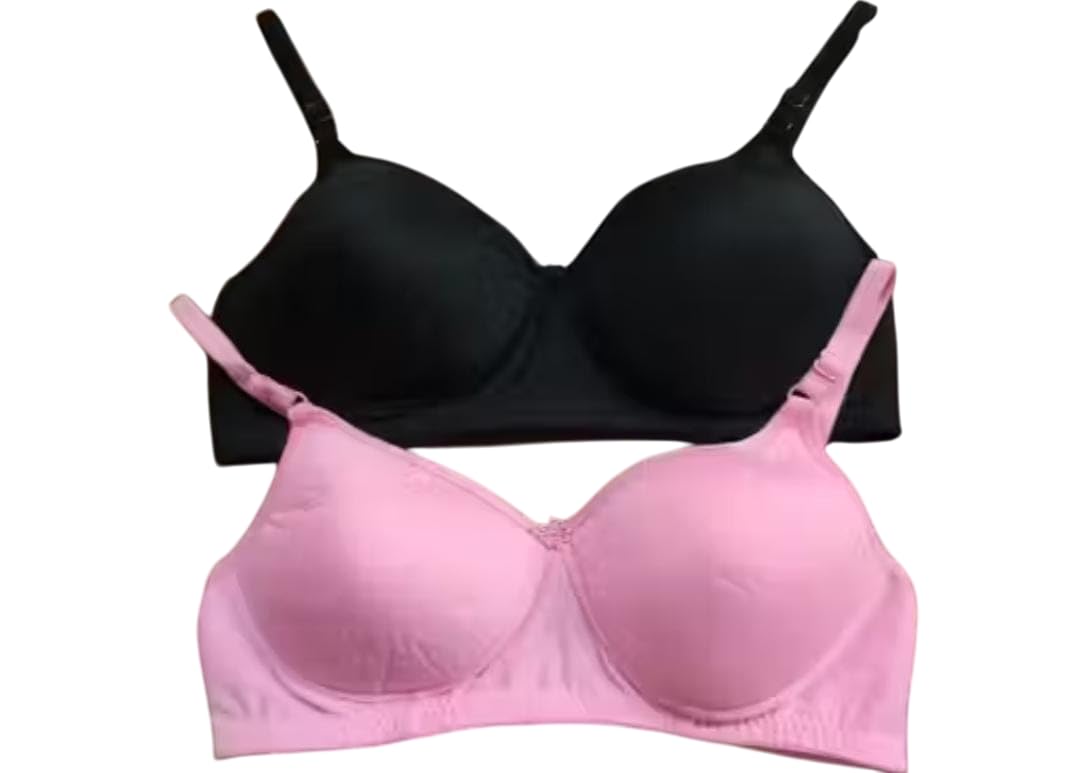Bra for Woman Padded Bra Combo Pack of 2 Non Wire fit & Comfortable