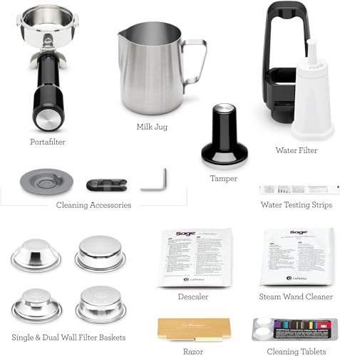Sage - The Dual Boiler - Coffee Machine with Manual Milk Frother, Brushed Stainless Steel - Image 6