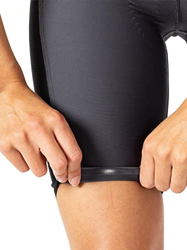 Terry Long Haul Short, New Women's 3X Density Padded High Compression/Rise Cycling Short, 8.5 Inch Inseam - Black | Charcoal, Medium #TOP4