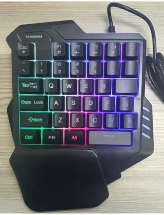 JUNGLEE (1223) Pubg Klavye Led Işıklı Usb Girişli ile uyumlu - Görsel 1