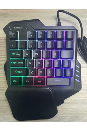 JUNGLEE (1223) Pubg Klavye Led Işıklı Usb Girişli ile uyumlu