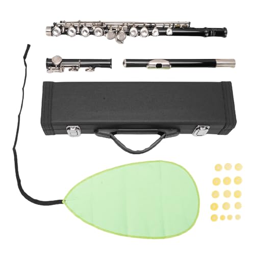KUIDAMOS Flûte à Trou Ouvert 16 Touches, Instrument de Musique à tonalité Pure et Brillante pour Débutants avec étui de Transport Noir pour Cours de Musique, Fêtes Cupronickel – vue 5