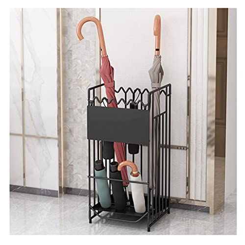 Porte-parapluie métallique pour hôtel et bureau pouvant contenir 12 pièces