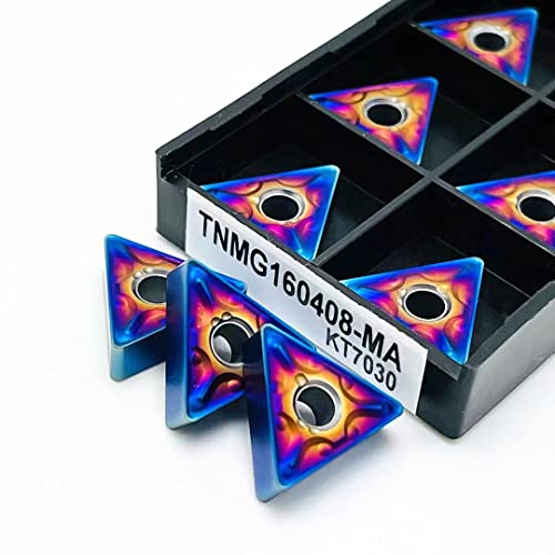 Lathe Tools 10pcs TNMG160404 TNMG160408 Carbide Insert miniatura 5