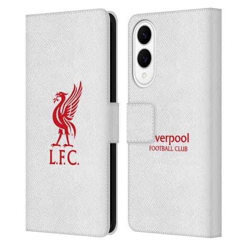 Étui Cuir Samsung Galaxy S25 Edge Liver Bird Rouge design officiel Liverpool FC