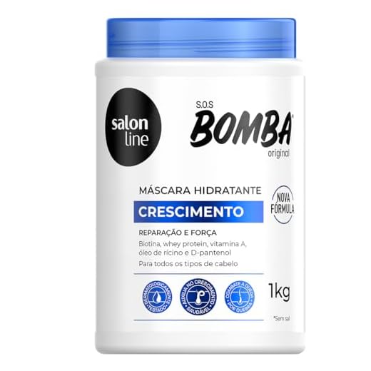 Creme Tratamento 1 kg SOS Bomba Unit, Salon Line, Branco