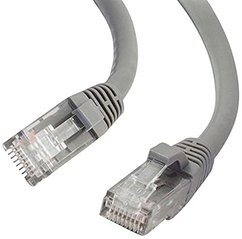 Legrand - C2G Cat6 Ethernet Cable, Snagless Unshielded Cat6 Patch Cable, 14 Foot Snagless UTP Ethernet Cable, Gray Ethernet Network Patch Cable, 1 Count, C2G 27134