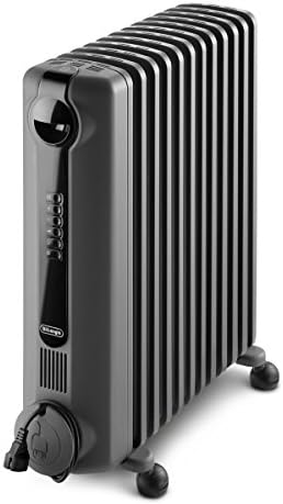 De'Longhi Radia S Digital Oil Column Heater TRRS1224EG, 12 Fin Home Heater for Medium to Large Rooms...