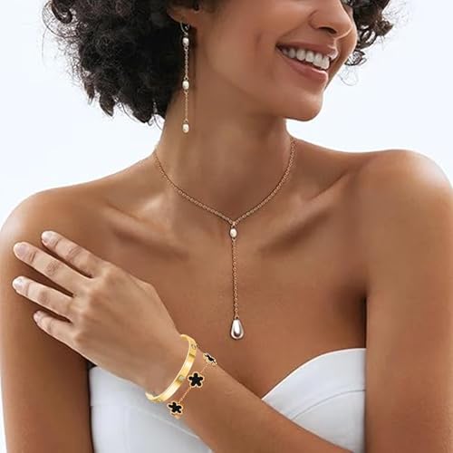 CHAOTEMAI Bracelets Trefle, Bracelet Trefle 4 Feuilles Femme Bracelet – vue 4