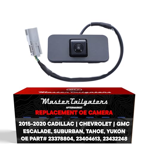 Master Tailgaters Replacement for Cadillac Escalade (2015-2020) / Chevrolet Suburban, Tahoe (2015-2020) / GMC Yukon, Yukon Denali (2015-2020) Backup Camera OE Part # 23378804, 23404613, 23432248