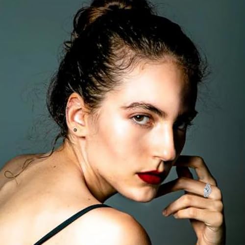 925 Sterling Silver Hexagonal Natural Moss Agate Engagement Ring for Women CZ Stackable Promise Rings Jewelry Set2