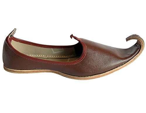 Men Handmade Traditional Zari & Tilla Work Leather Khussa Ethnic Jutti3