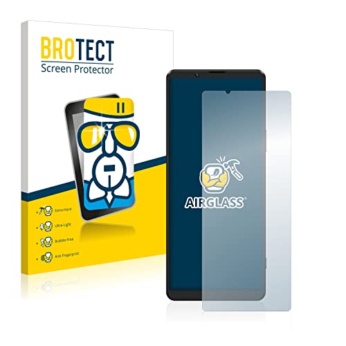 BROTECT Protector Pantalla Cristal para Sony Xperia 1 III Protector Vidrio - [Dureza 9H, Anti-Arañazos]