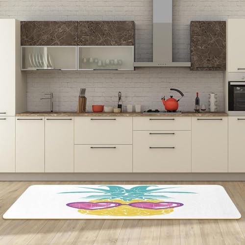 Alfombrillas de cocina absorbentes alfombras para pasillo lavandería 3