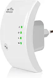 Repetidor de Sinal Wi-Fi 1800m Premium | Amplificador de Internet Wireless Ultra Rápido | Expansor de Rede Roteador Sem Fio 2.4G 5G | Conexão Estável para Casa Escritório Notebook TV Console