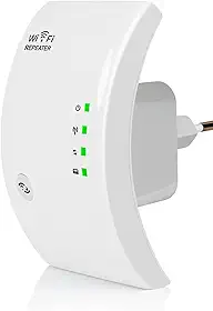Repetidor de Sinal Wi-Fi 1800m Premium | Amplificador de Internet Wireless Ultra Rápido | Expansor de Rede Roteador Sem Fio 2.4G 5G | Conexão Estável para Casa Escritório Notebook TV Console