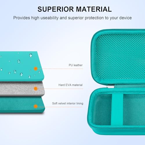 Image of Elonbo Diabetic Supplies Travel Case for Glucose Meter Diabetes Testing Kit | Portable Diabetes Testing Kit Storage Organizer Bag, Glucose Meter Insulin Pen Carrying Case for Test Strips Lancets, Green+