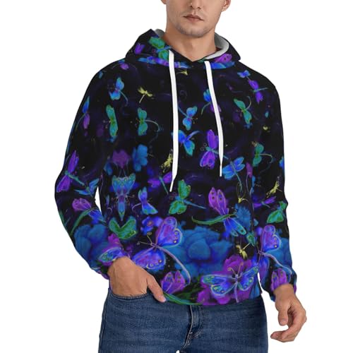 Sweat à capuche en polaire pour hommes idéal pour les sorties d'automne