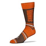 For Bare Feet NFL Cleveland Browns Unisex Go Team Dress Sock Team Color OSFM