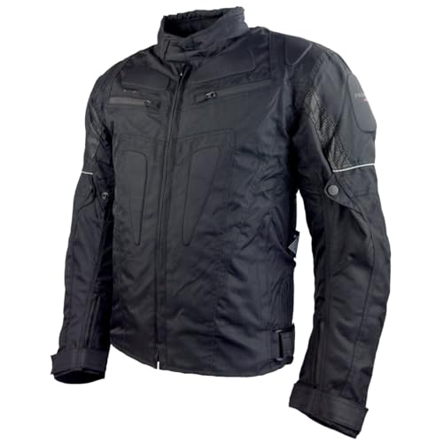 ROLEFF RACEWEAR Motorradjacke Riga RO 301, schwarz, XXXL, 3017