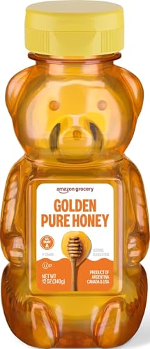 Amazon Grocery, Golden Pure Honey, 12 Oz